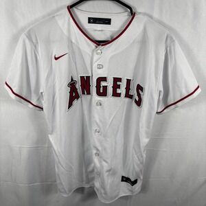 Nike Shohei Ohtani #17 Los Angeles Angels Authentic Home Baseball Jersey White L